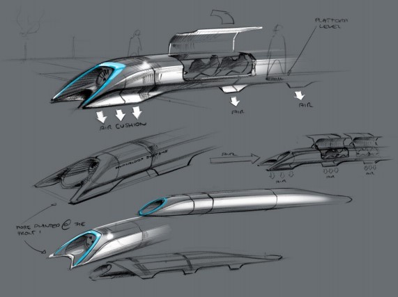 Hyperloop Alpha Blaupause